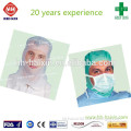 cheap disposable PP non woven surgical hood with mask for cosmetic